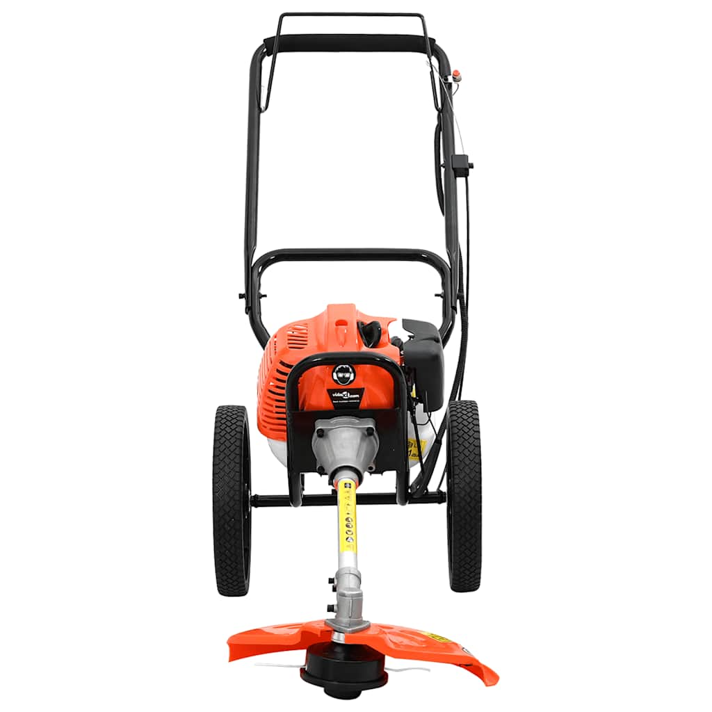 Cortador de escova com rodas laranja 52 cc 1,45 kw