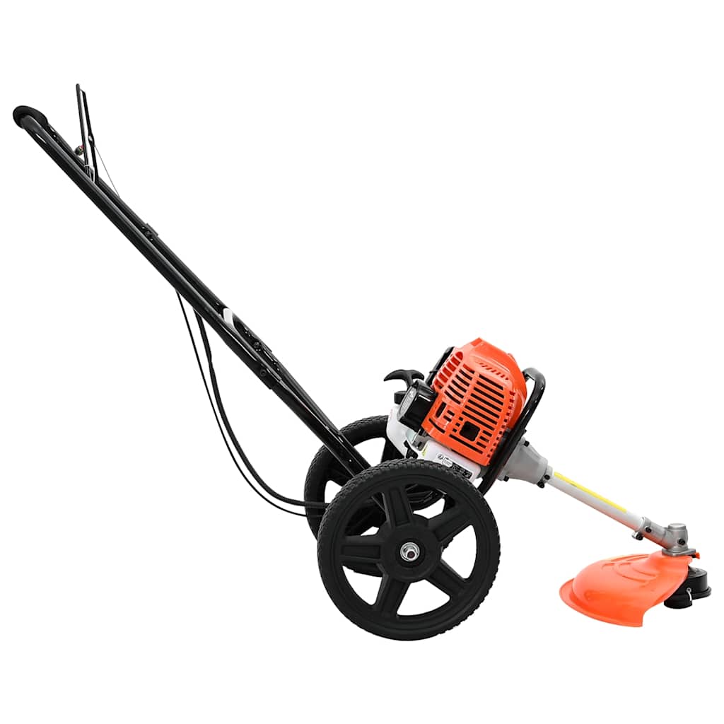 Cortador de escova com rodas laranja 52 cc 1,45 kw