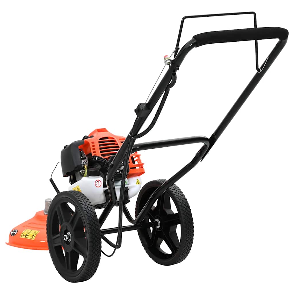 Cortador de escova com rodas laranja 52 cc 1,45 kw