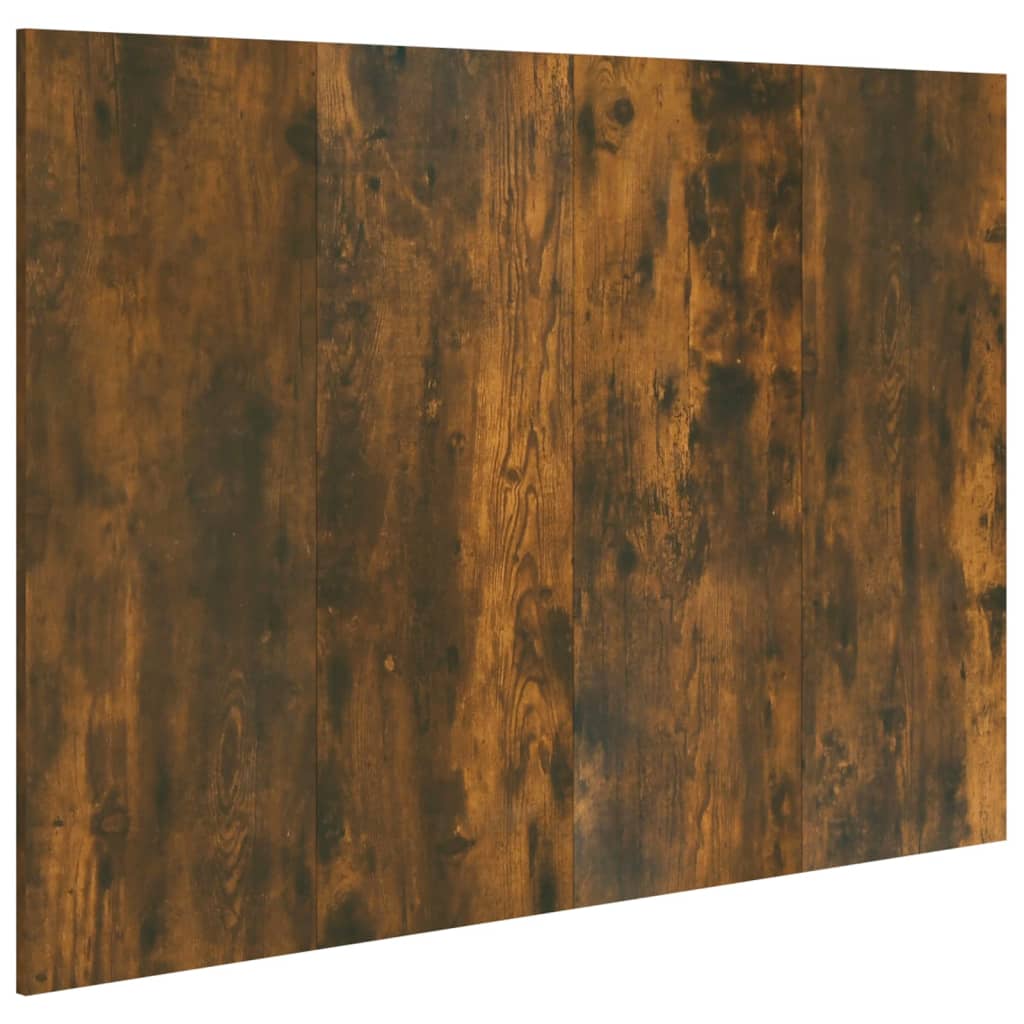 Cabeceira cama 120x1,5x80 cm derivados madeira carvalho fumado