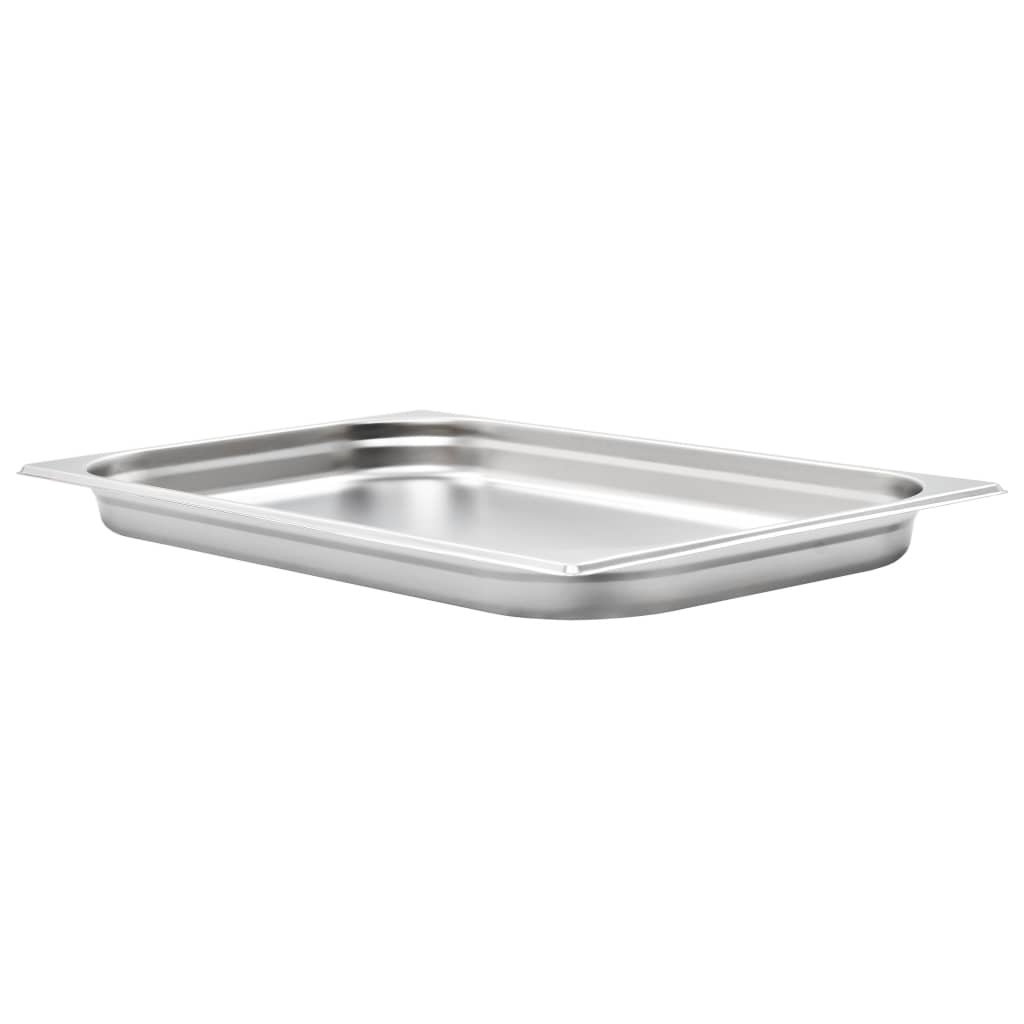 Recipientes gastronorm 4 pcs gn 1/1 40 mm aço inoxidável