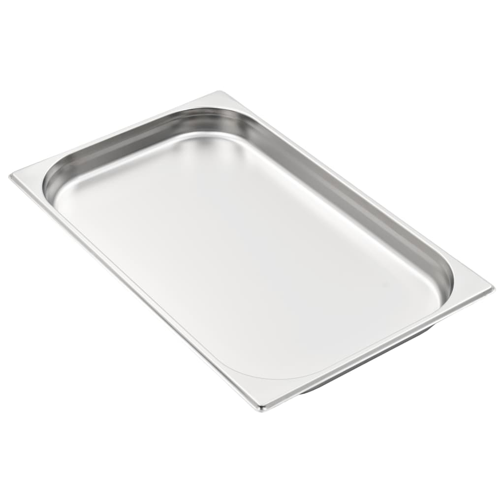 Recipientes gastronorm 4 pcs gn 1/1 40 mm aço inoxidável