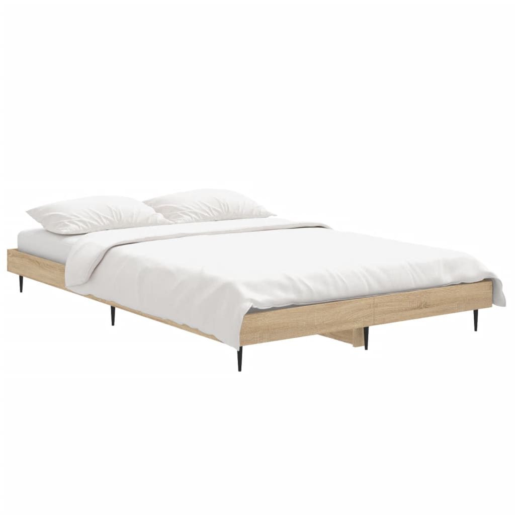 Estrutura cama s/ colchão derivados de madeira carvalho sonoma