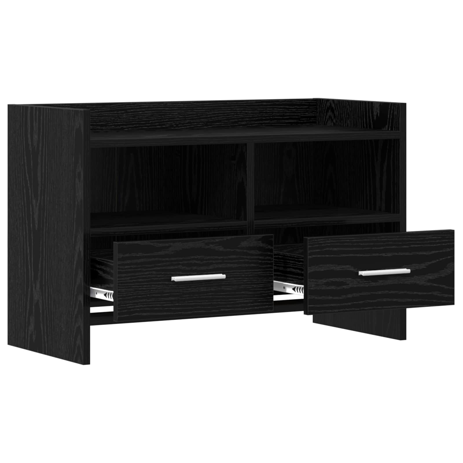 Gabinete para TV 71,5 x 33 x 47 cm carvalho preto