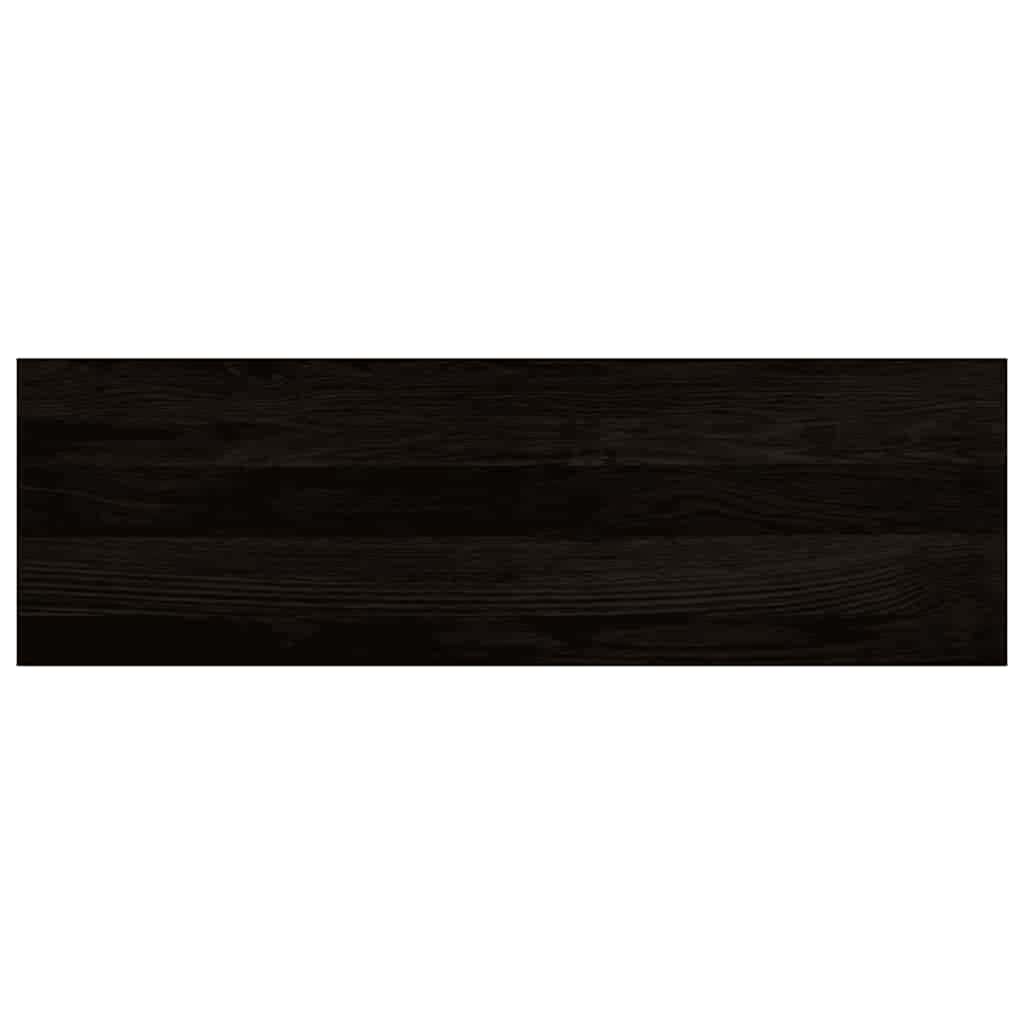 Tapetes de escada 16 pcs 80x30x2 cm carvalho castanho-preto