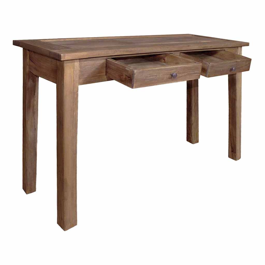 Mesa consola madeira de mogno maciça 123x42x75 cm