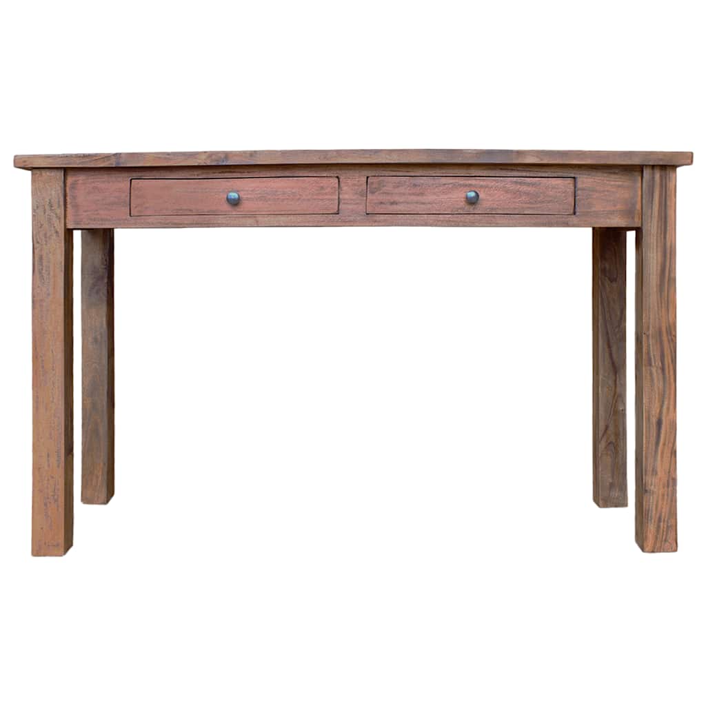 Mesa consola madeira de mogno maciça 123x42x75 cm