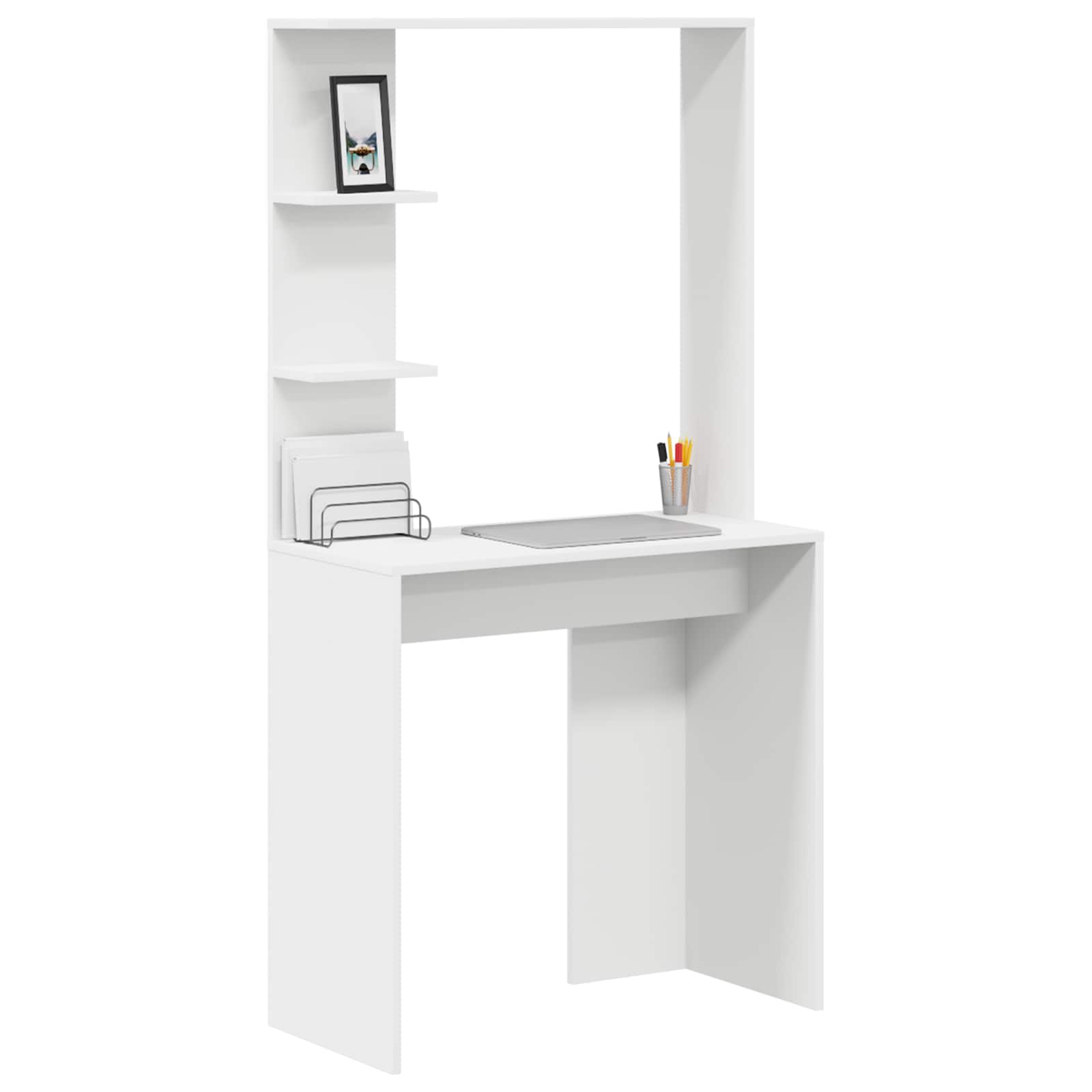 Mesa branco derivados de madeira 78,5 x 37 x 154,5 cm