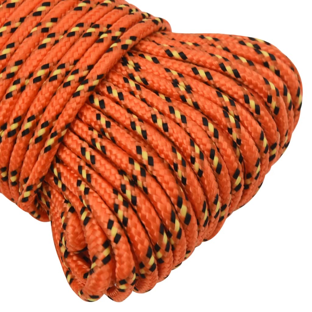 Corda de barco 3 mm 50 m polipropileno laranja