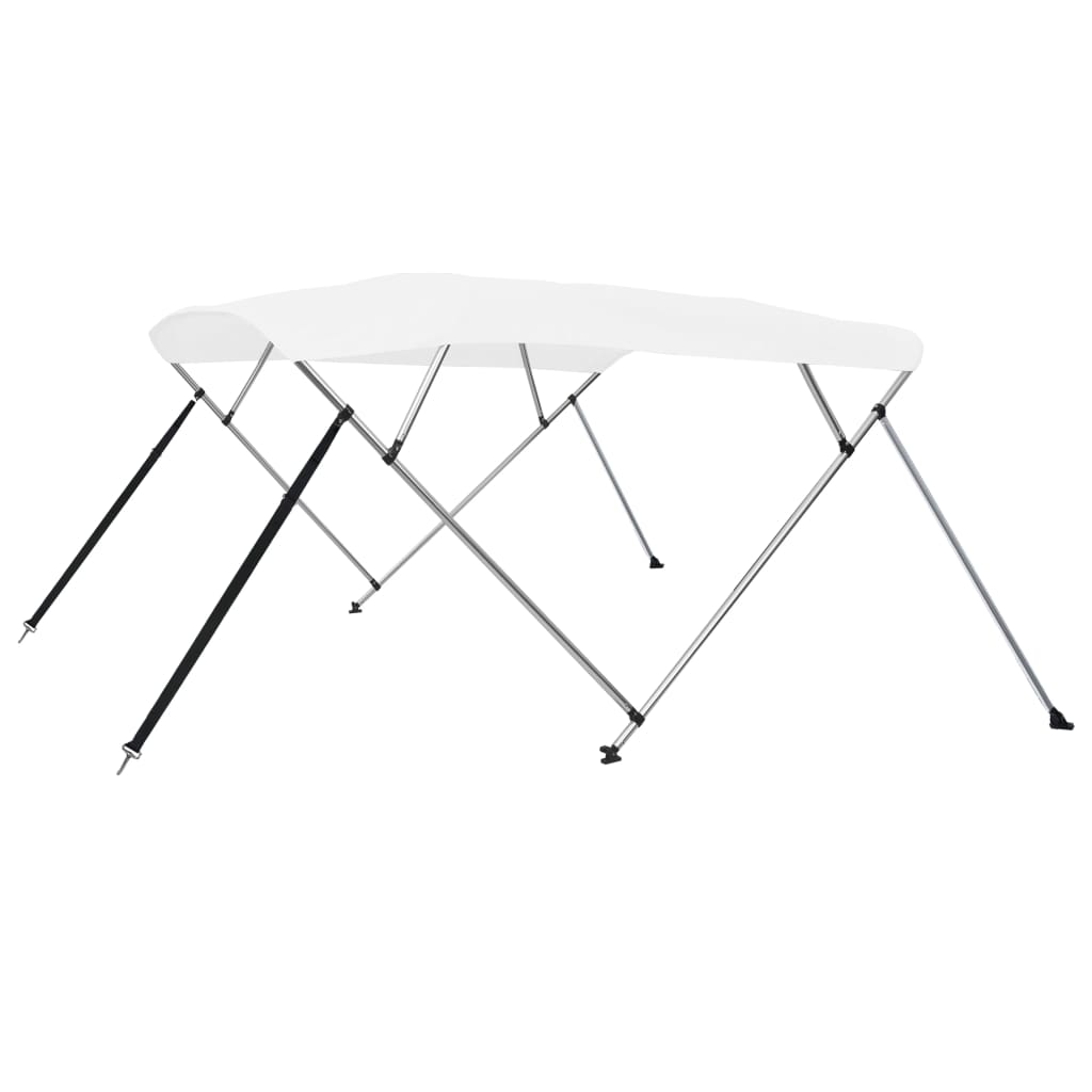Toldo em 4 arcos bimini 243x210x137 cm branco