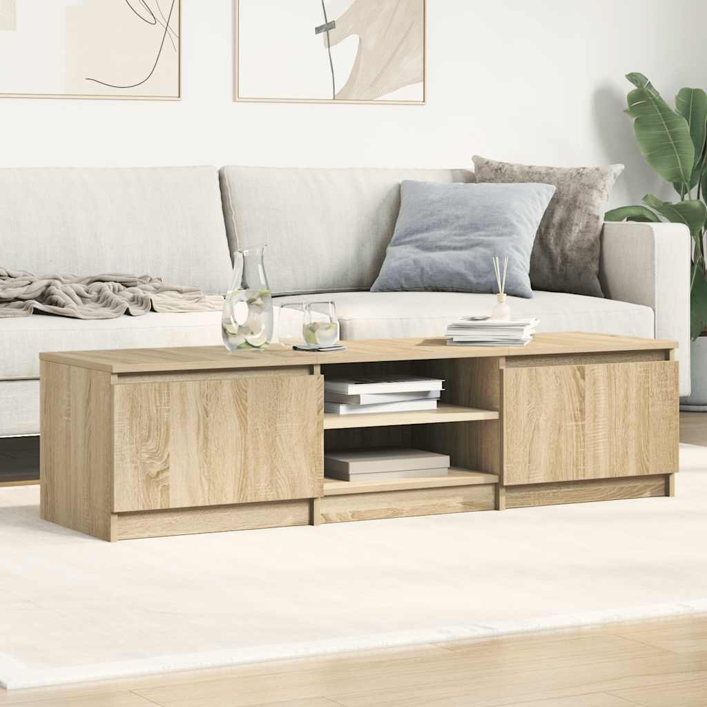 Móvel de TV 140x40x35,5 cm derivados de madeira carvalho sonoma