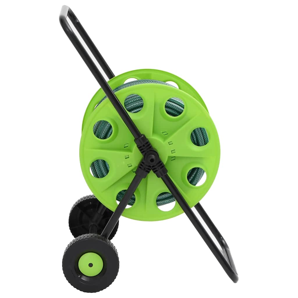 Carrinho c/ conj. de encaixe de mangueira 0,75" 30 m PVC verde