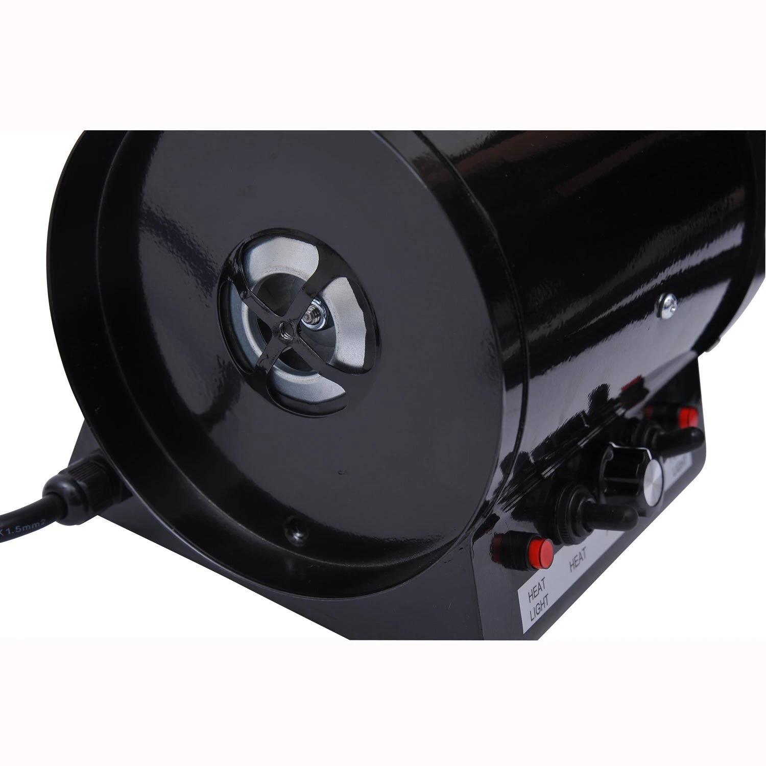 Secado de pelo para cães 2800w secador de pelo para animais de estimação com temperatura e velocidade ajustável 3 bicos tubo flexível 2,5m e alça de transporte 40x16x20cm preto