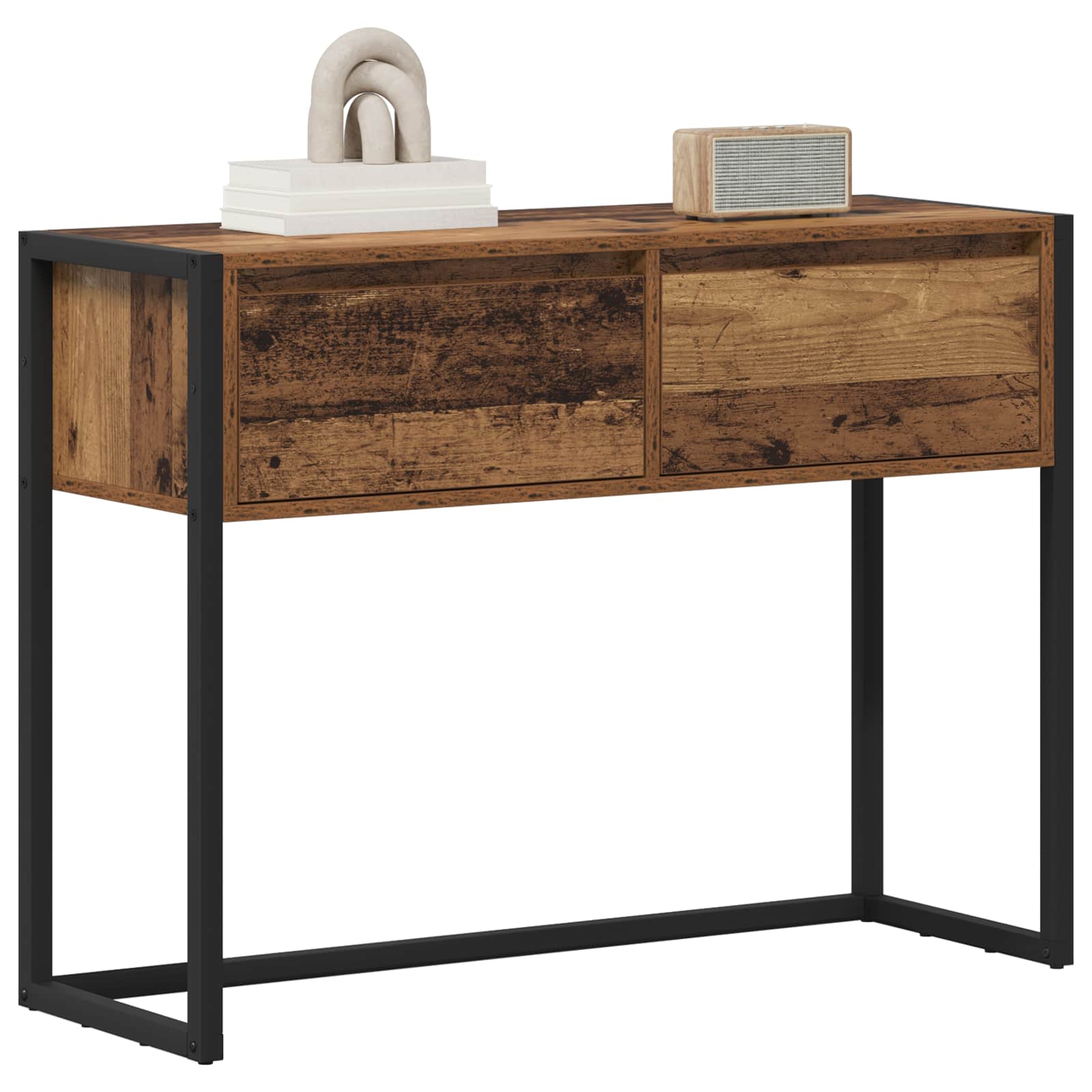 Mesa de apoio madeira antiga 100 x 36 x 75 cm
