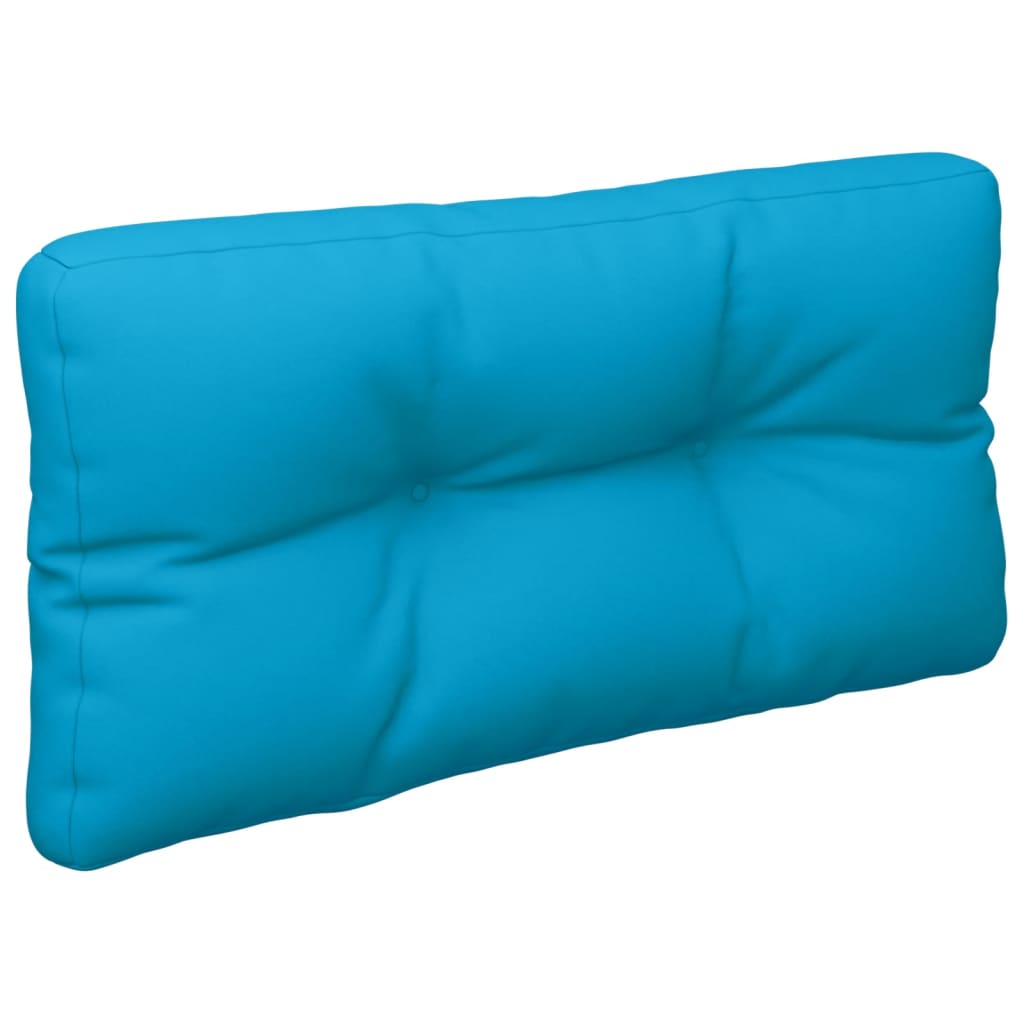 Almofadão para sofá de paletes 70x40x12 cm tecido azul-claro