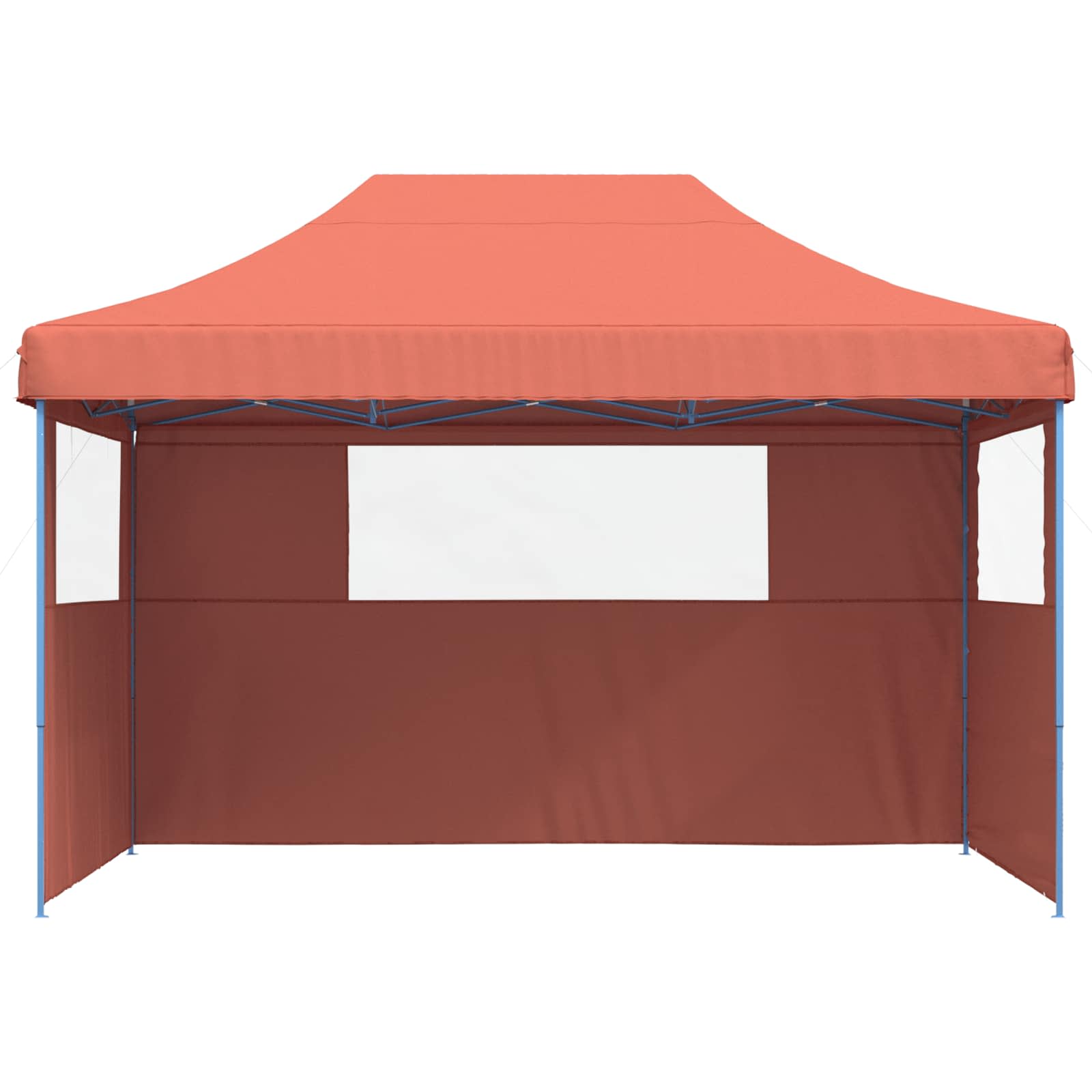 Tenda de festa terracota 279 x 410 x 315 cm tecido oxford