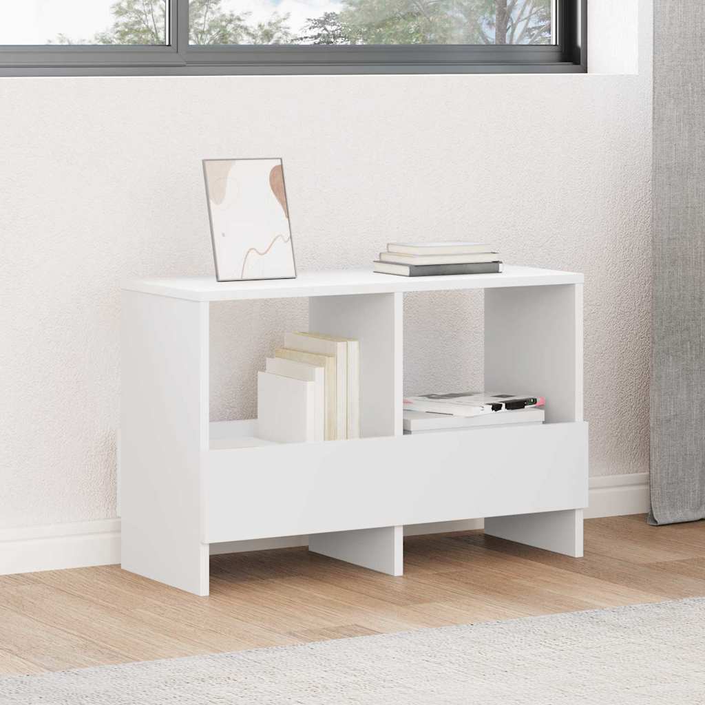 Estante de revistas branco 68,5 x 30 x 45 cm
