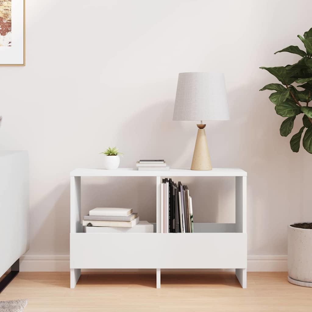 Estante de revistas branco 68,5 x 30 x 45 cm