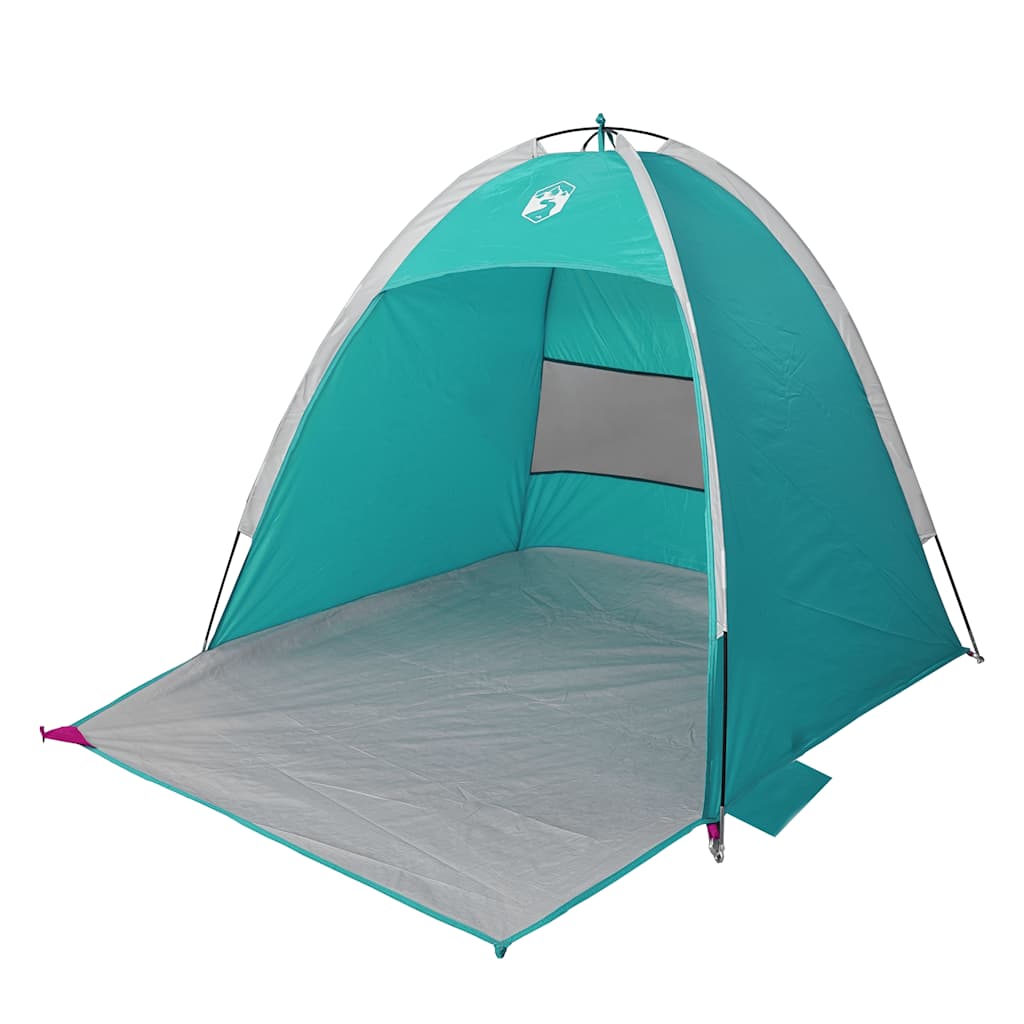 Tenda de praia 3 pessoas impermeável verde mar
