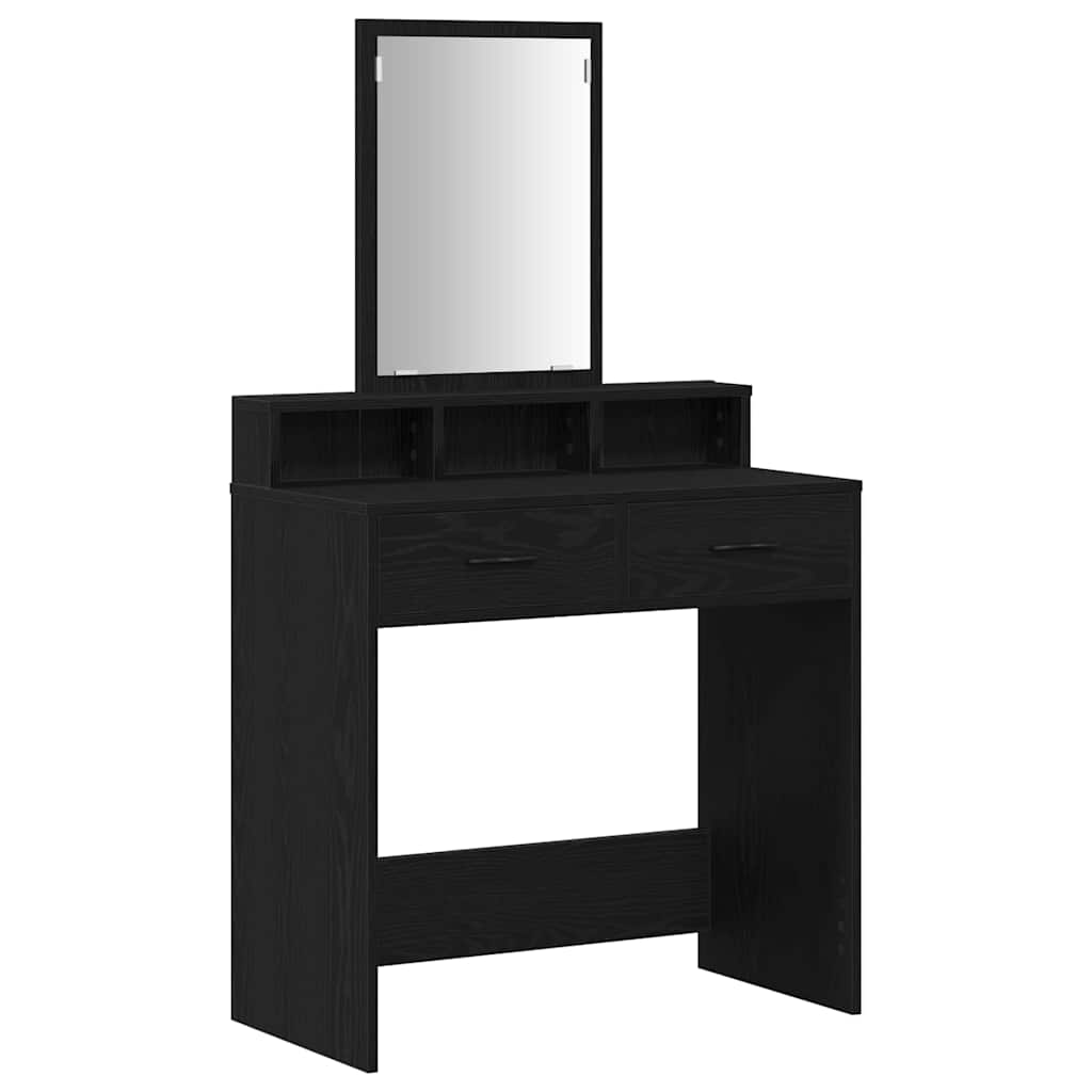 Mesa de vestir carvalho preto 79 x 41 x 140 cm