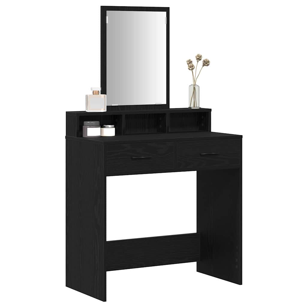 Mesa de vestir carvalho preto 79 x 41 x 140 cm