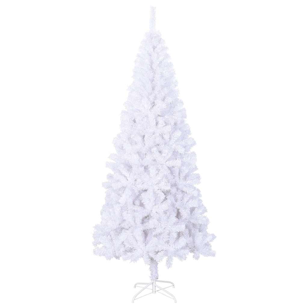 Árvore de natal artificial com suporte de aço 210 cm 910 ramos