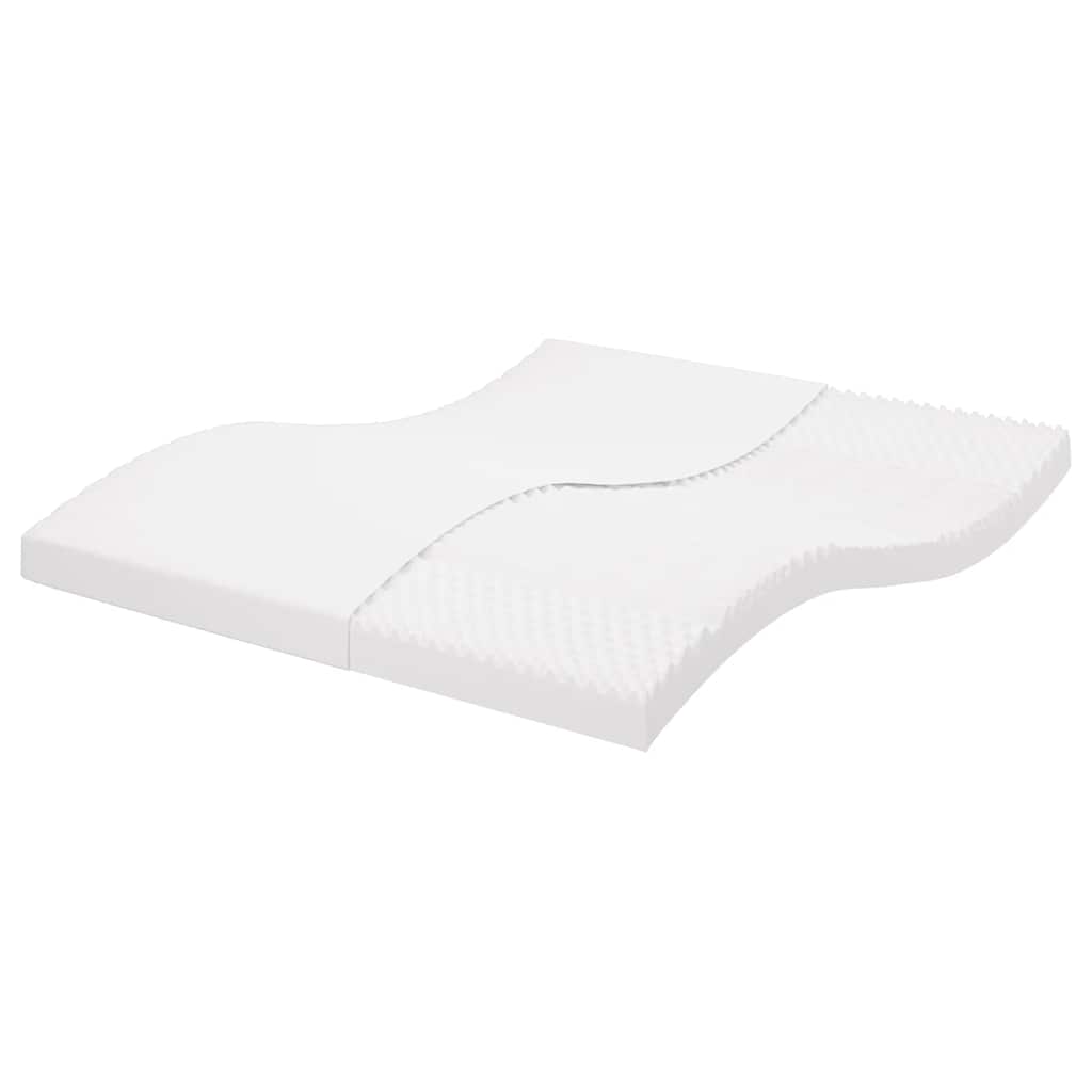 Colchão de espuma 200x220 cm 7 zonas dureza 20 ild branco