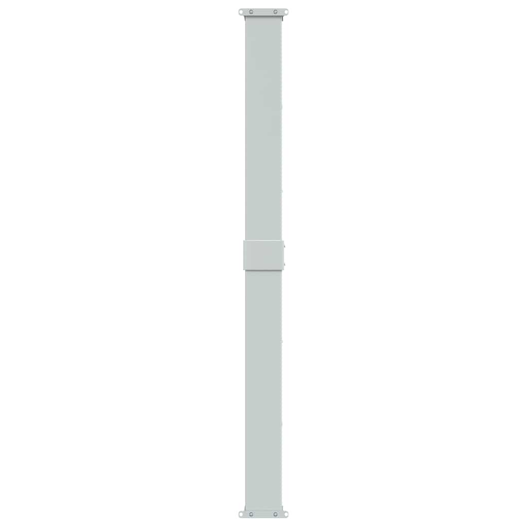 Toldo lateral retrátil para pátio 170x300 cm preto