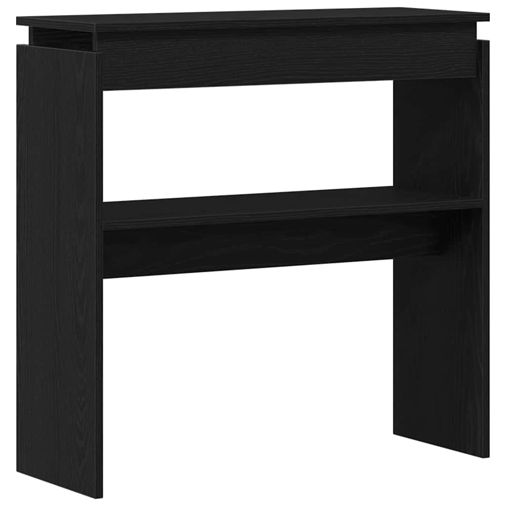 Aparador carvalho preto 80 x 30 x 80 cm derivados de madeira