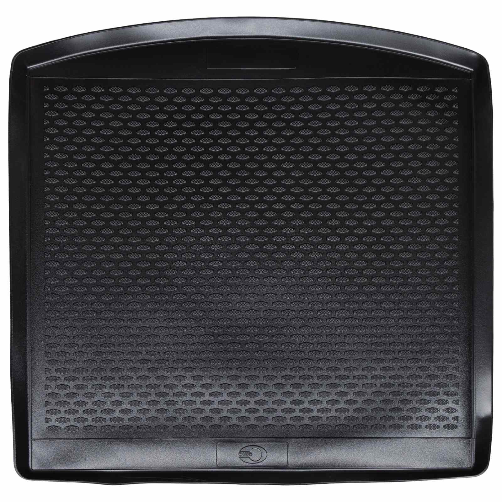 Tapete de porta-malas preto borracha