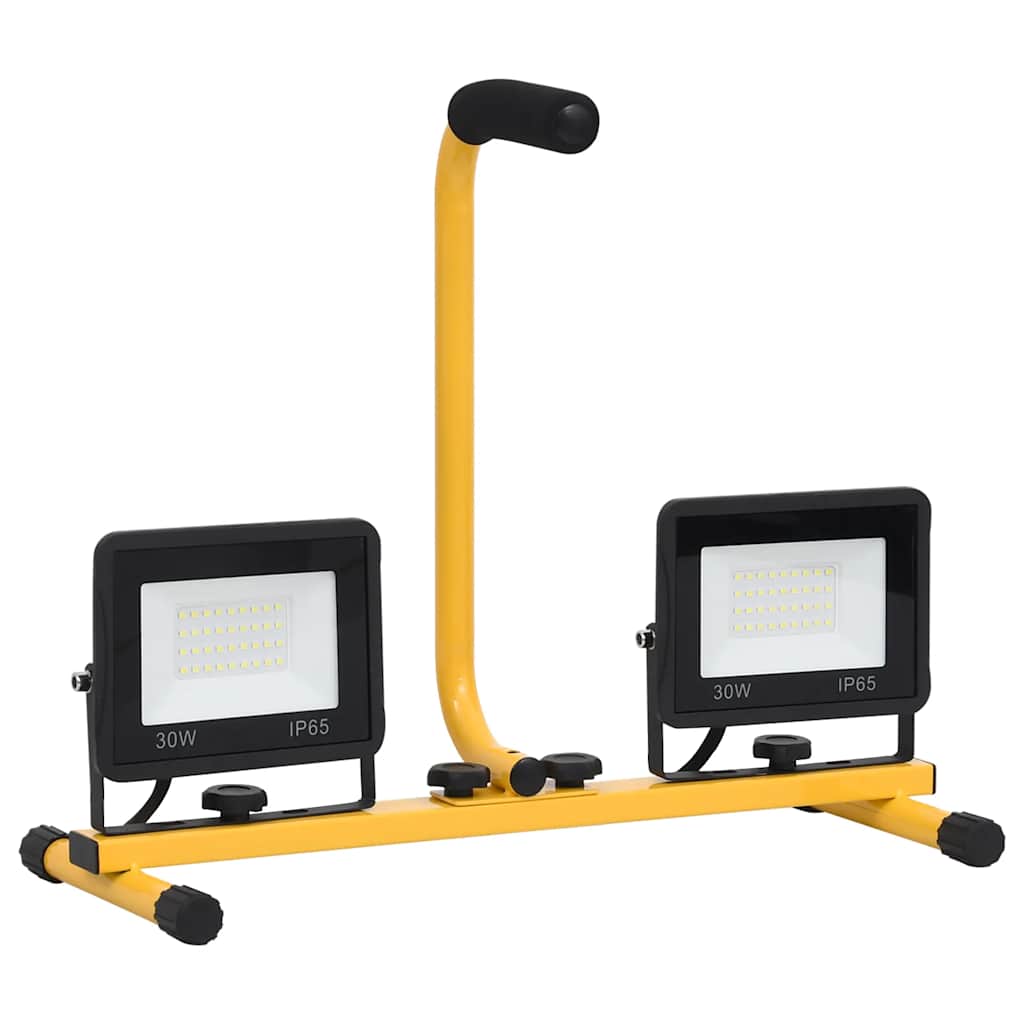 Projetor c/ iluminação LED e pega 2x30 w branco quente