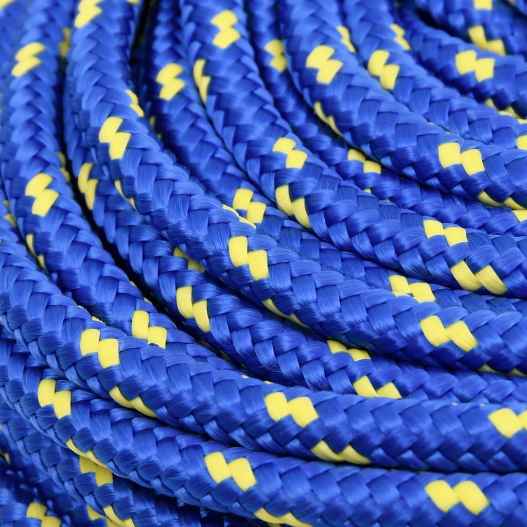 Corda de barco 8 mm 250 m polipropileno azul