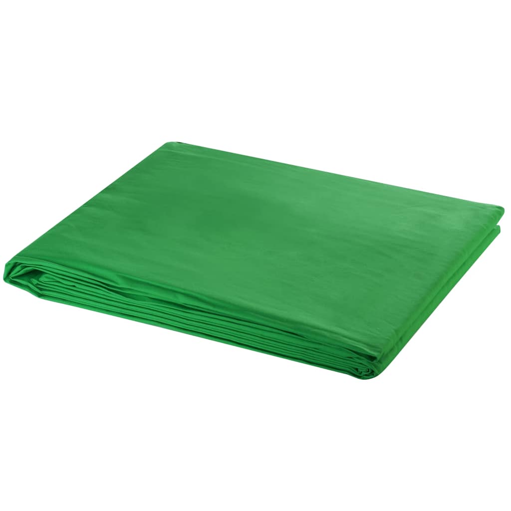 Fundo fotográfico s/ suporte algodão verde 300x300cm chroma key