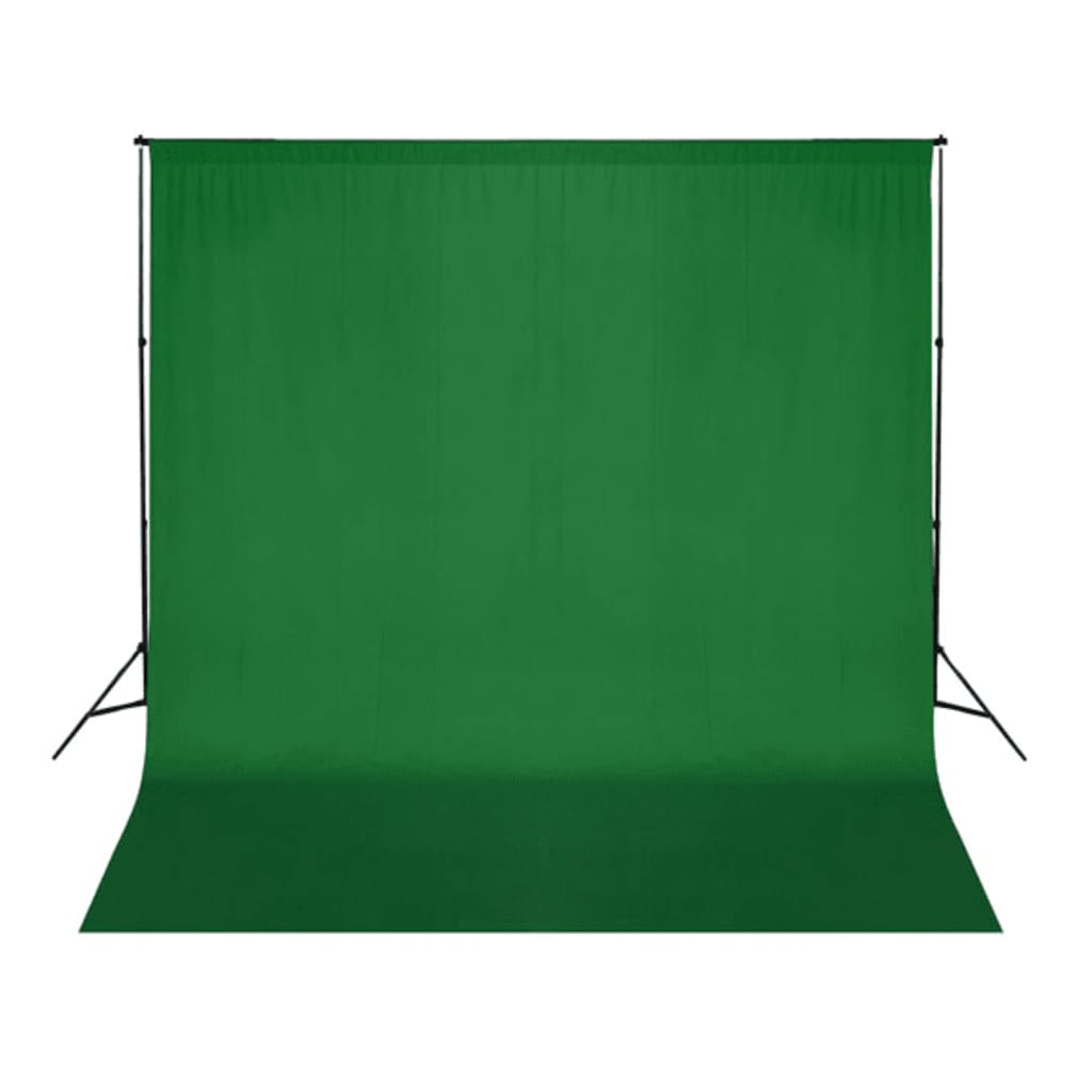 Fundo fotográfico s/ suporte algodão verde 300x300cm chroma key