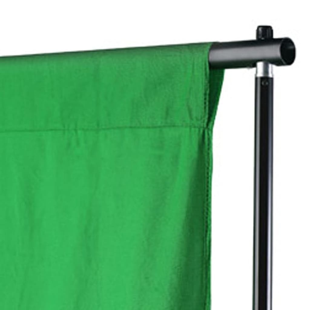 Fundo fotográfico s/ suporte algodão verde 300x300cm chroma key