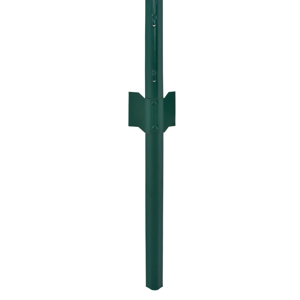 Cerca de arame com postes aço 25x1 m verde