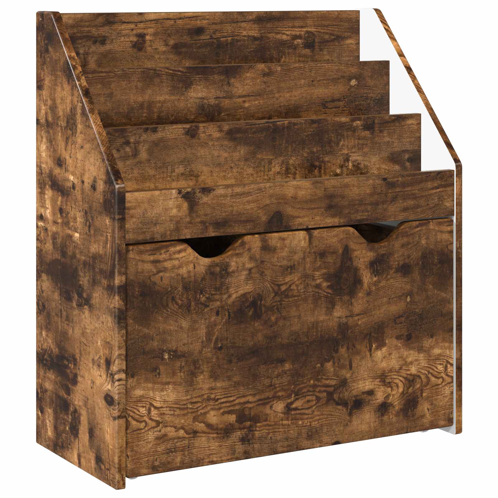 Estante infantil com gaveta carvalho defumado 60 x 29,5 x 69 cm