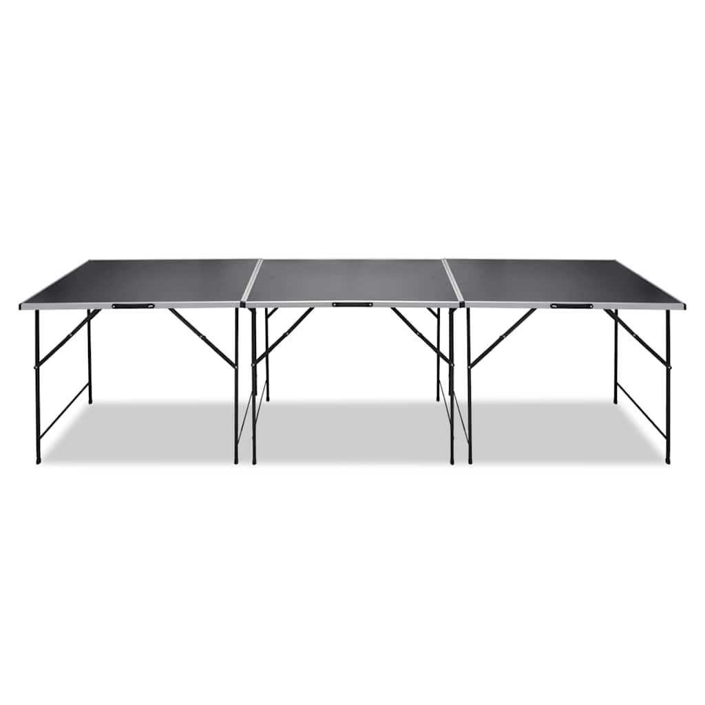 Mesas de campismo/trabalho 3 pcs dobráveis