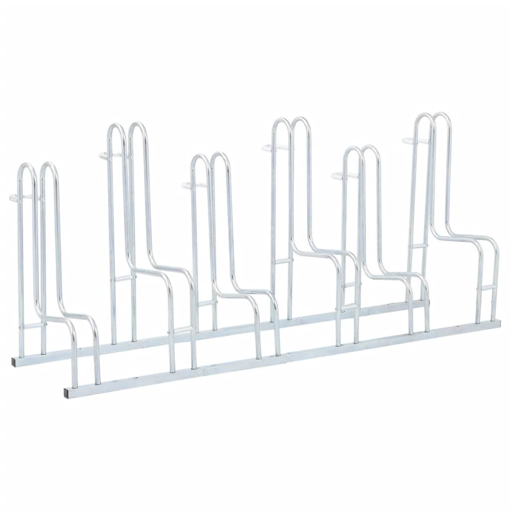 Suporte independente para 6 bicicletas aço galvanizado