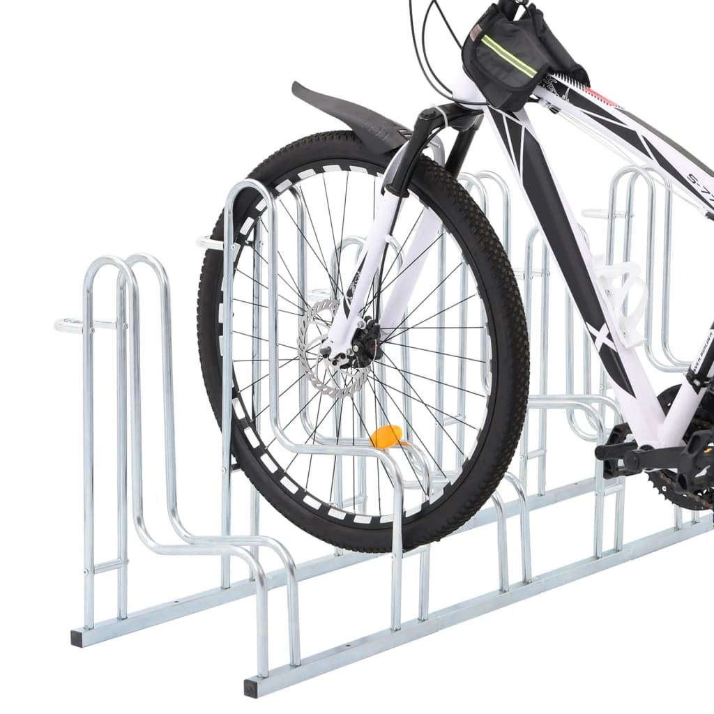 Suporte independente para 6 bicicletas aço galvanizado
