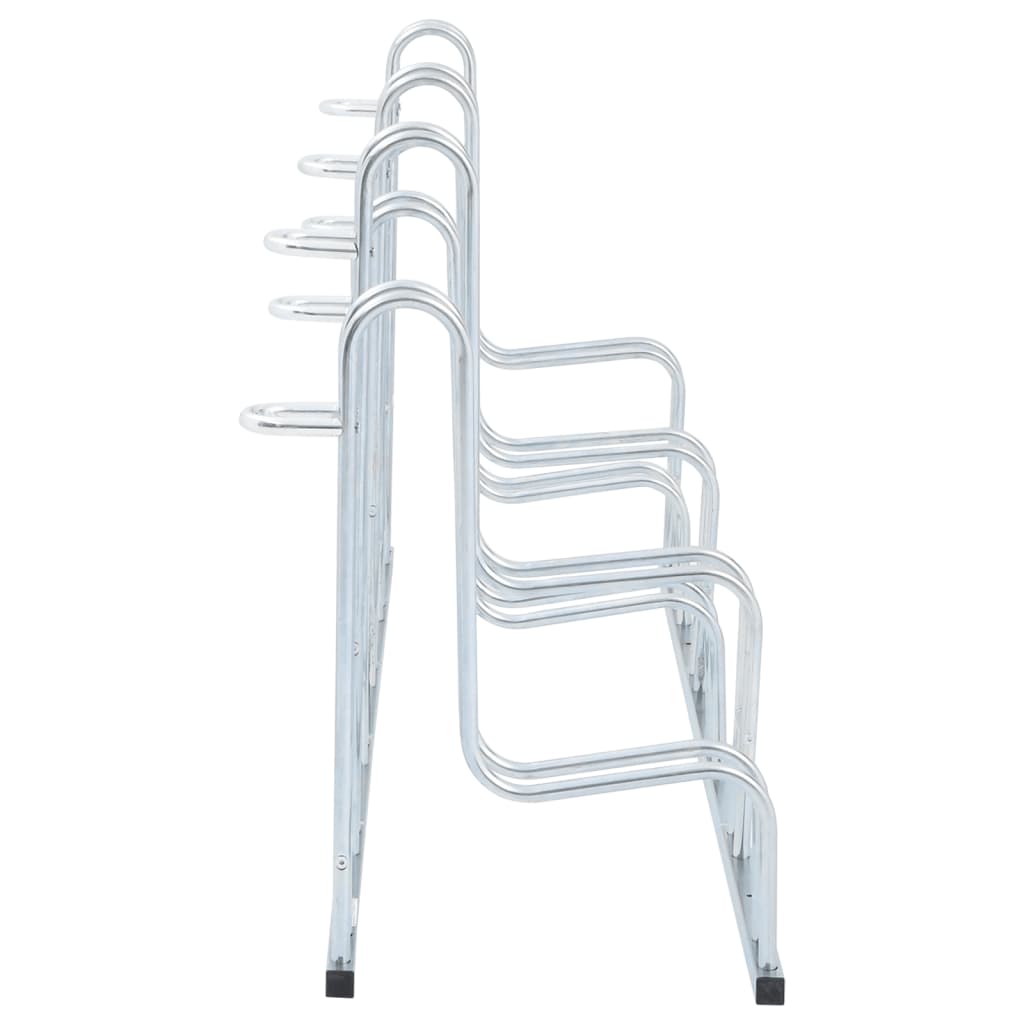 Suporte independente para 6 bicicletas aço galvanizado