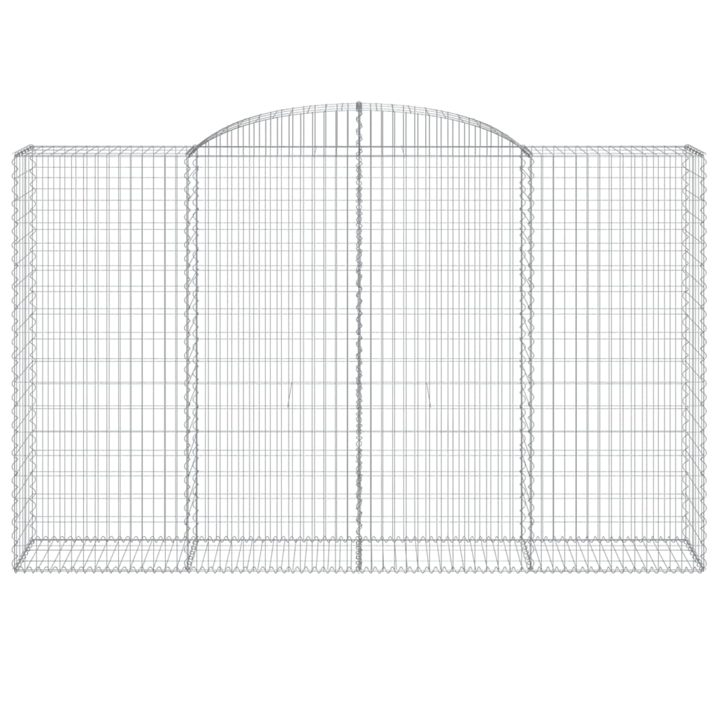 Cestos gabião arqueados 5pcs 300x50x180/200cm ferro galvanizado