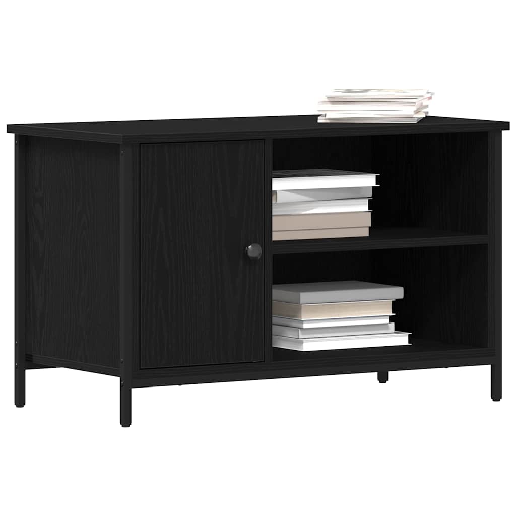 Gabinete para TV 80 x 40 x 50 cm carvalho preto