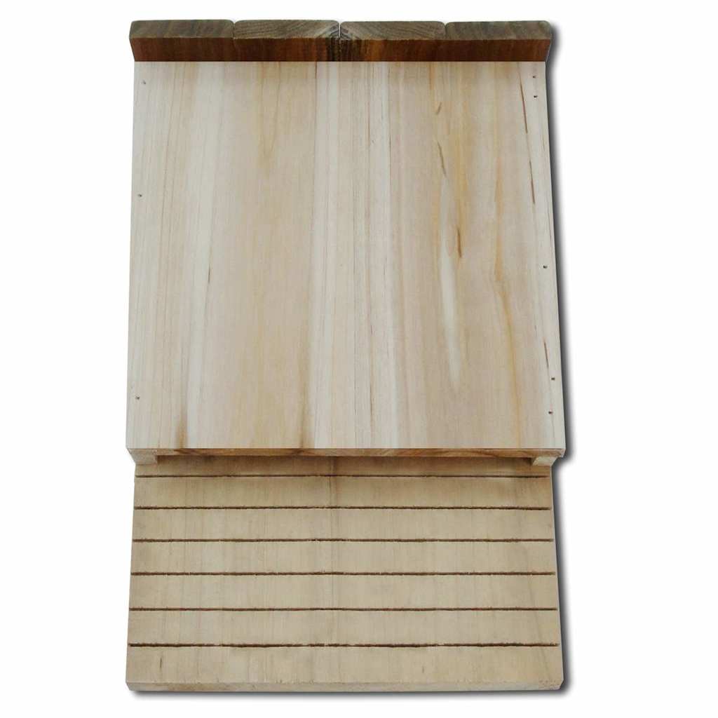 Casas para morcegos em madeira 4 pcs 22x12x34 cm