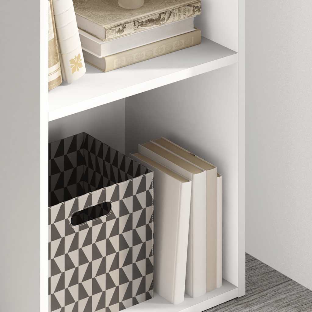 Estante com 2 prateleiras 40x30x76,5 cm contraplacado branco