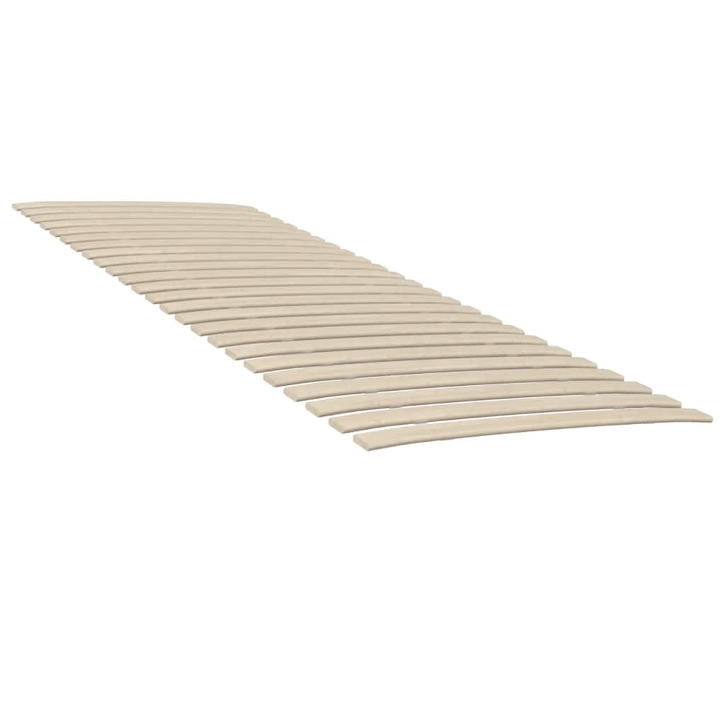 Substituição de ripas de cama com 48 ripas, 2 peças, 80x200 cm