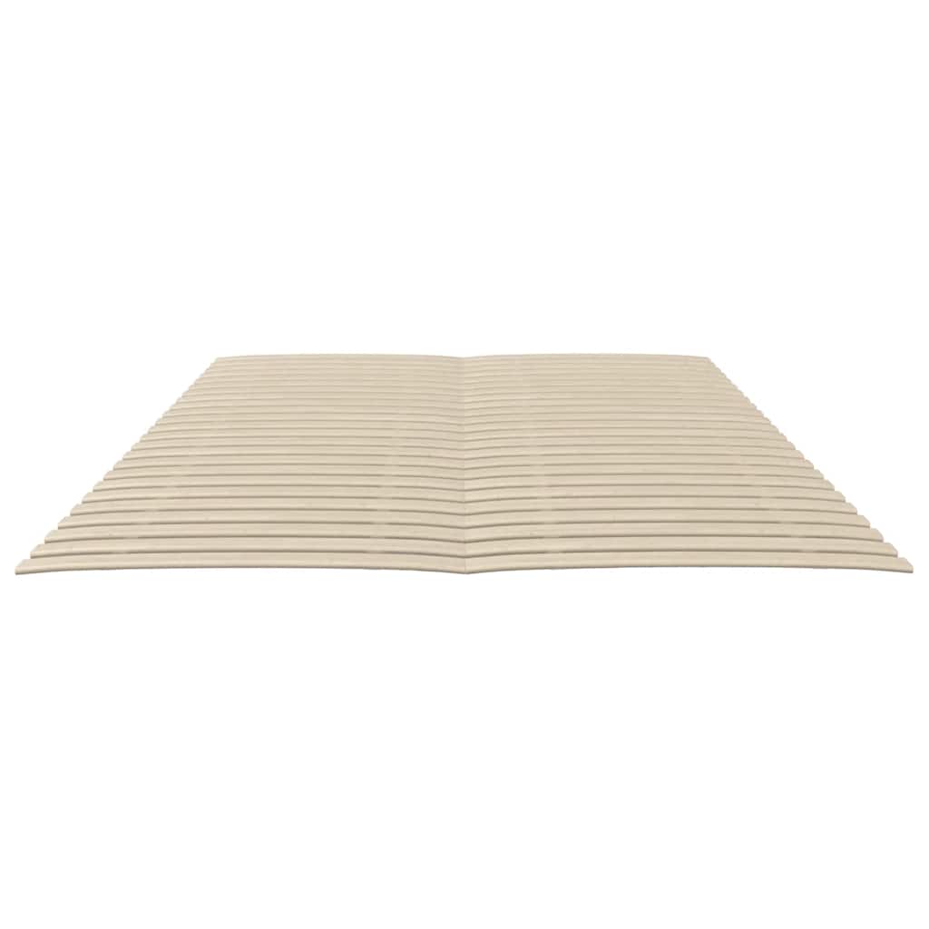 Substituição de ripas de cama com 48 ripas, 2 peças, 80x200 cm