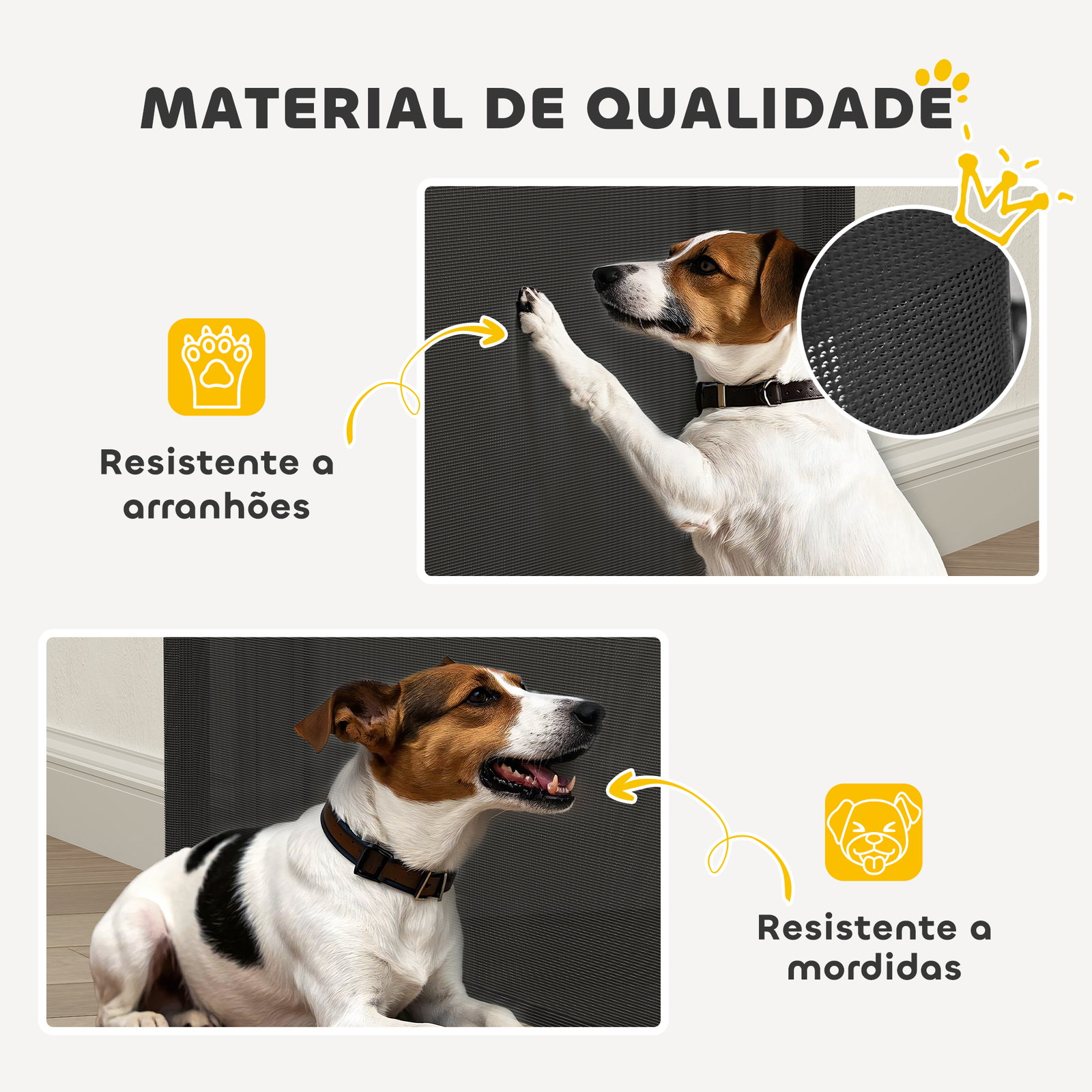 Barreira para cães retrátil 0-144 cm para cães pequenos barreira de segurança para animais de estimação com fecho preto