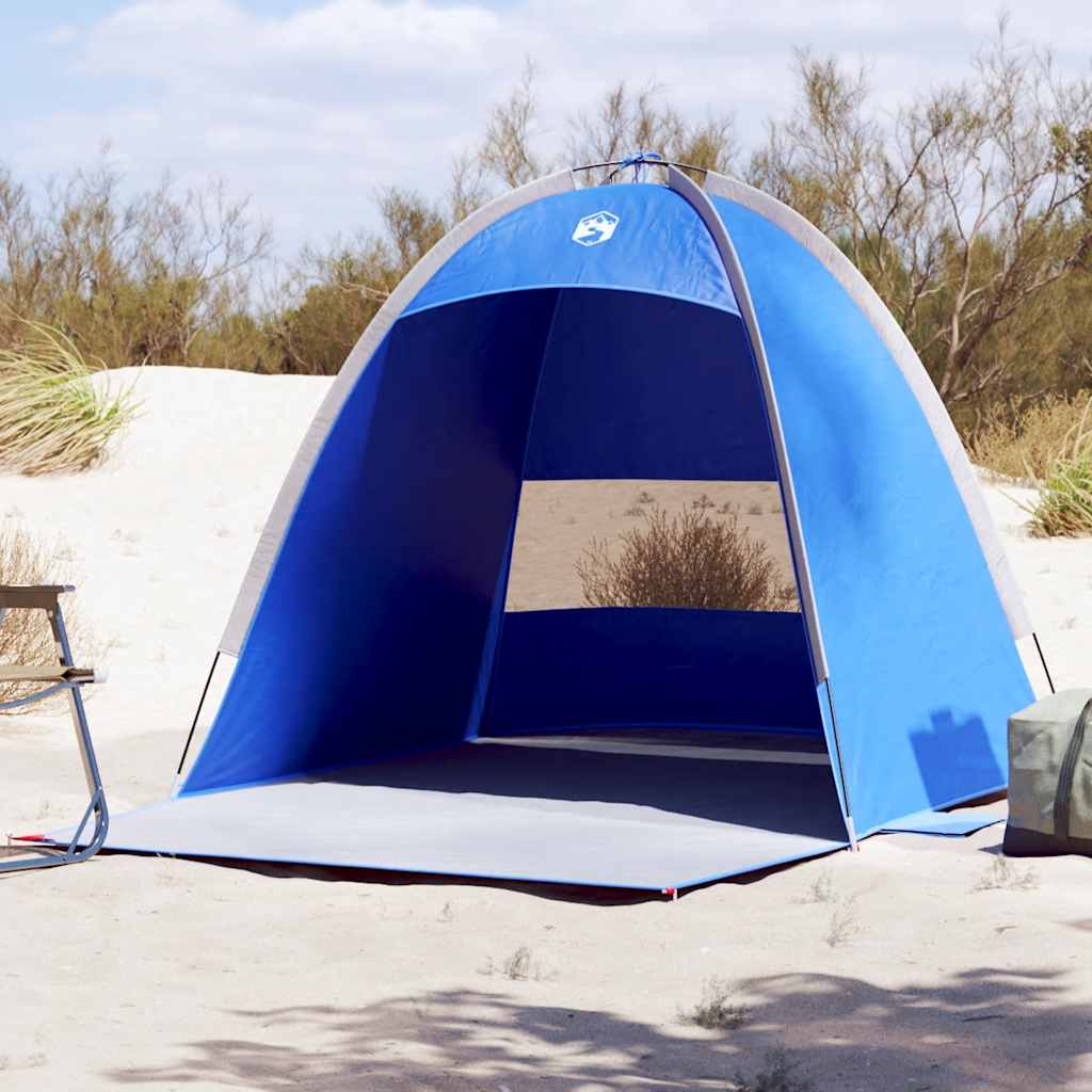 Tenda de praia 3 pessoas impermeável azul ciano