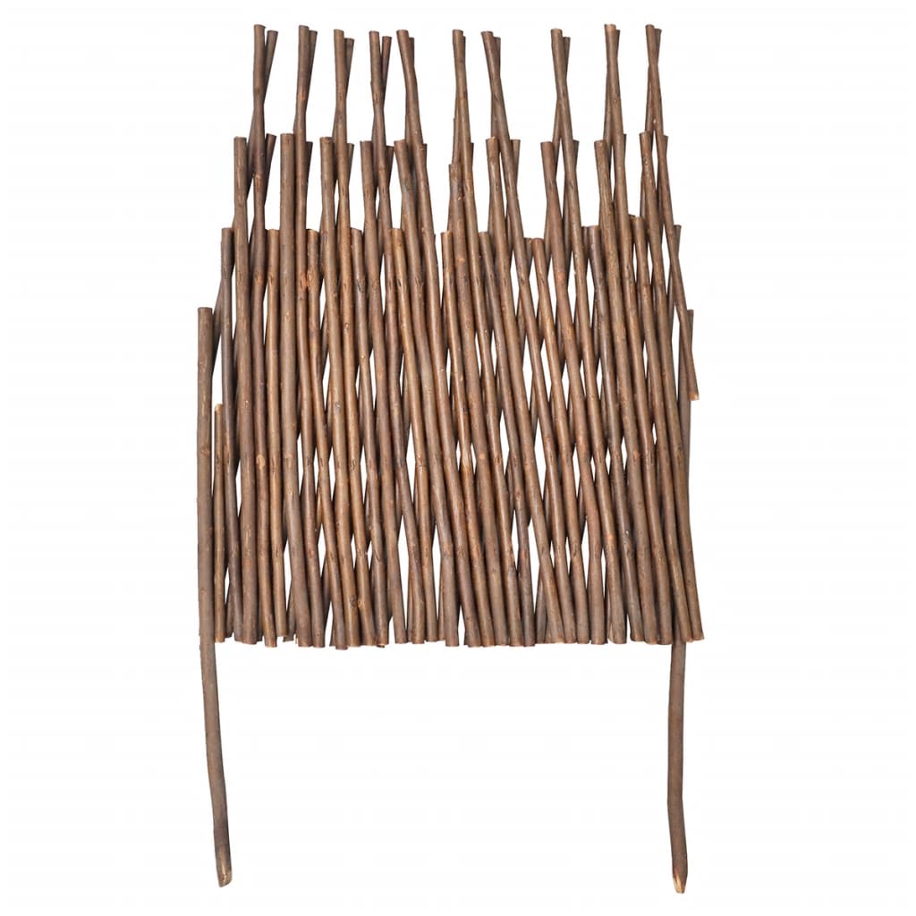 Cerca de treliça de salgueiro 5 peças 170x37 cm